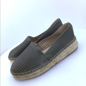 Faryl Robin Espadrille Mesh Leather Sandals size 6